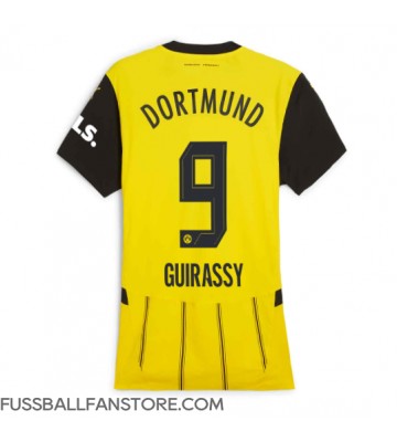 Borussia Dortmund Serhou Guirassy #9 Replik Heimtrikot Damen 2024-25 Kurzarm